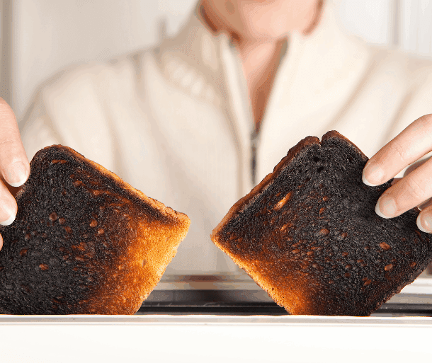 Burn toast syndrome - self sacrifice in leadership